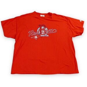 Vintage Boston Red Sox Adidas Shirt Mens XXL Red Crew Neck Knit USA Y2K 2003‎